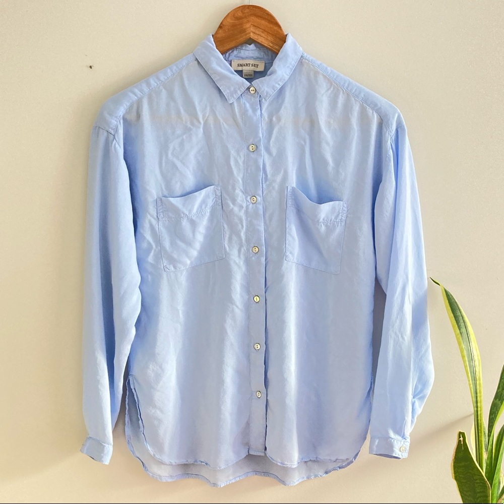 Smart Set Flowy Button Up, S